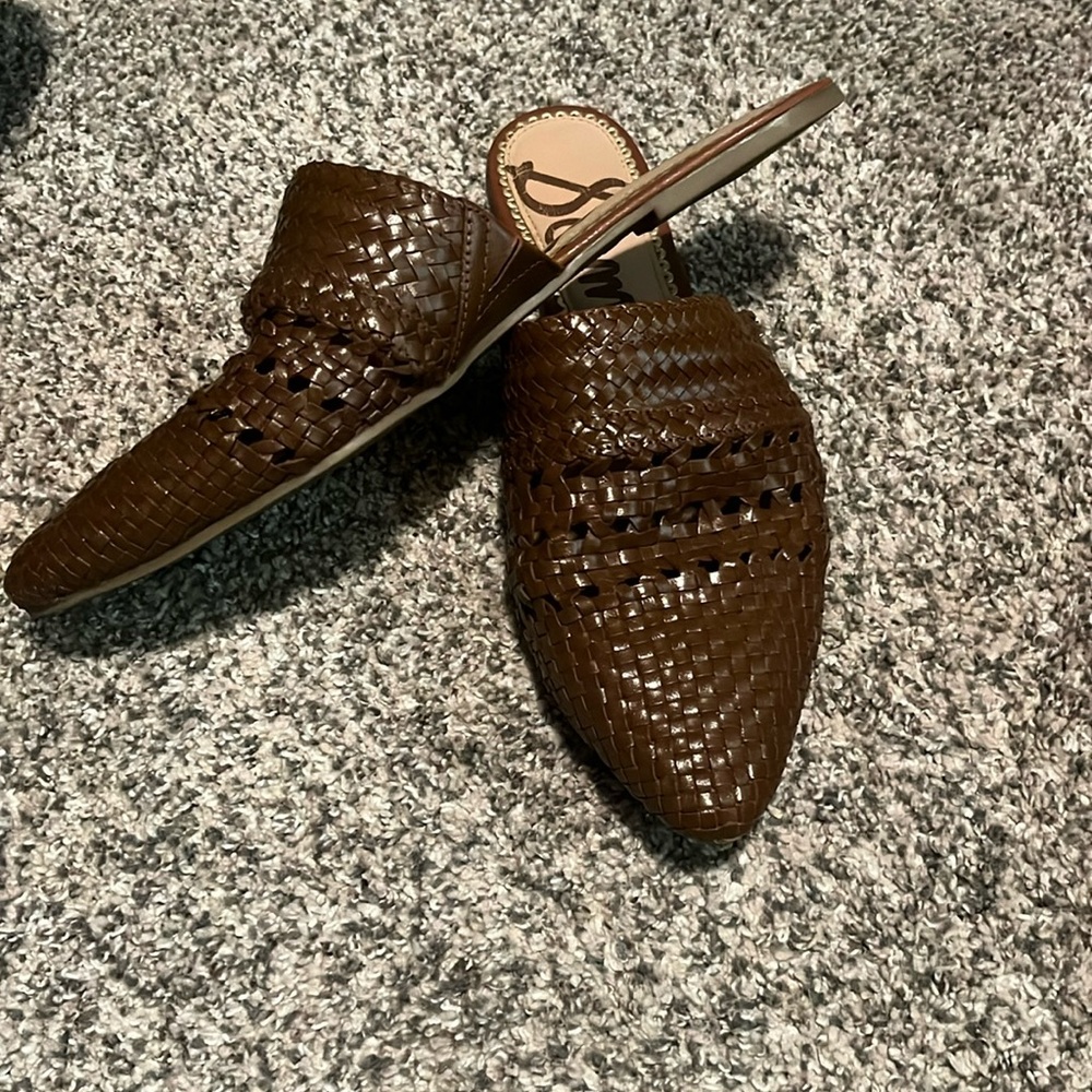 Brown leather mule - Sam Edelman